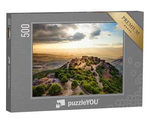 puzzleYOU: Puzzle 500 Teile „Festung Nimrod in Israel“ – aus der Puzzle-Kollektion Israel von puzzleYOU