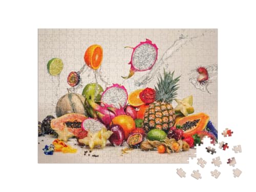 puzzleYOU: Puzzle 500 Teile „Frisches Obst im Water Splash“ puzzleYOU: Puzzle 500 Teile „Frisches Obst im Water Splash“ von puzzleYOU