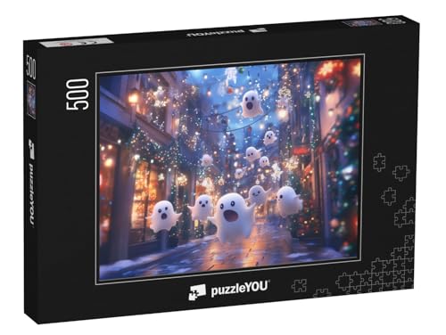 puzzleYOU: Puzzle 500 Teile „Gespensterstadt“ von puzzleYOU