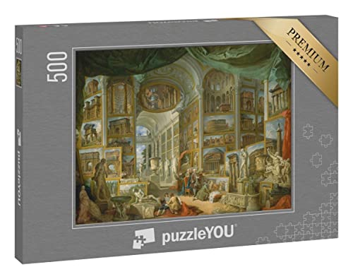 puzzleYOU: Puzzle 500 Teile „Giovanni Paolo Panini - Altes Rom“ von puzzleYOU