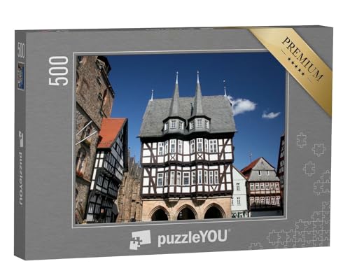 puzzleYOU: Puzzle 500 Teile „Historisches Rathaus der Stadt Alsfeld im Vogelsberg, Hessen“ von puzzleYOU