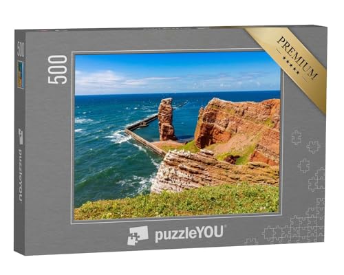 puzzleYOU: Puzzle 500 Teile „Insel Helgoland im Frühling, Deutschland“ – aus der Puzzle-Kollektion Helgoland, Schleswig-Holstein von puzzleYOU