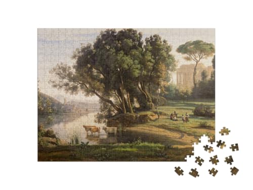 puzzleYOU: Puzzle 500 Teile „Jean-Baptiste-Camille Corot - Italienische Landschaft“ puzzleYOU: Puzzle 500 Teile „Jean-Baptiste-Camille Corot - Italienische Landschaft“ von puzzleYOU