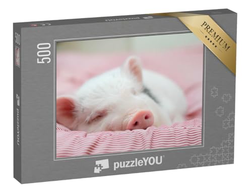 puzzleYOU: Puzzle 500 Teile „Kleines Ferkel beim gemütlichen Nickerchen“ – aus der Puzzle-Kollektion Schweine & Ferkel puzzleYOU: Puzzle 500 Teile „Kleines Ferkel beim gemütlichen Nickerchen“ – aus der Puzzle-Kollektion Schweine & Ferkel von puzzleYOU