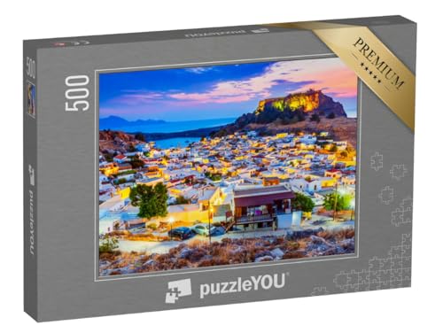 puzzleYOU: Puzzle 500 Teile „Lindos: kleines weiß getünchtes Dorf und die Akropolis, Griechenland“ – aus der Puzzle-Kollektion Rhodos, Mittelmeer puzzleYOU: Puzzle 500 Teile „Lindos: kleines weiß getünchtes Dorf und die Akropolis, Griechenland“ – aus der Puzzle-Kollektion Rhodos, Mittelmeer von puzzleYOU