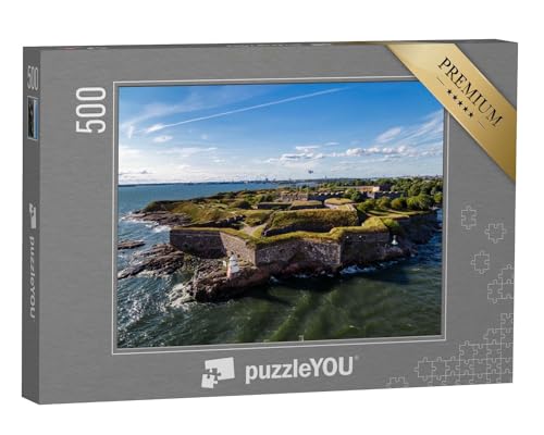 puzzleYOU: Puzzle 500 Teile „Marinefestung Suomenlinna, Helsinki, Finnland“ – aus der Puzzle-Kollektion Finnland, Skandinavien von puzzleYOU