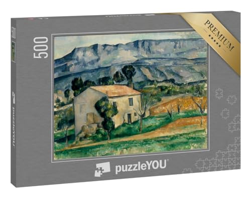 puzzleYOU: Puzzle 500 Teile „Paul Cézanne - Haus in der Provence“ von puzzleYOU