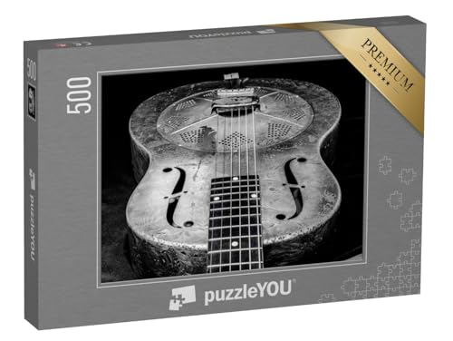 puzzleYOU: Puzzle 500 Teile „Resonator-Gitarre 1932“ – aus der Puzzle-Kollektion Musik, Menschen von puzzleYOU