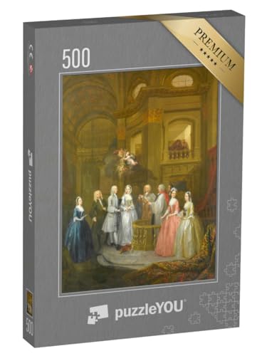 puzzleYOU: Puzzle 500 Teile „William Hogarth - Die Hochzeit von Stephen Beckingham und Mary Cox“ puzzleYOU: Puzzle 500 Teile „William Hogarth - Die Hochzeit von Stephen Beckingham und Mary Cox“ von puzzleYOU