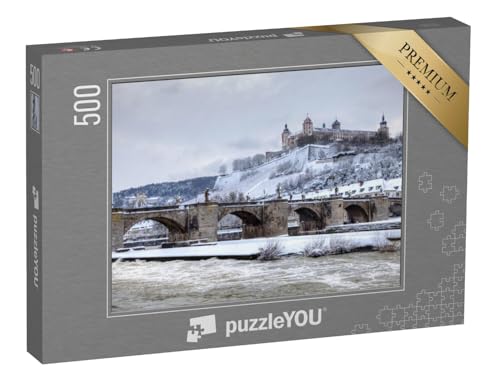 puzzleYOU: Puzzle 500 Teile „Würzburg Mainbrücke und Festung“ von puzzleYOU