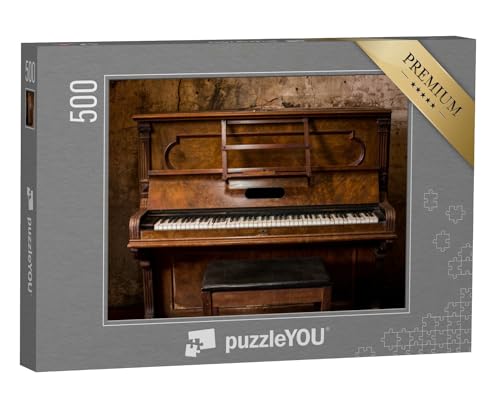 puzzleYOU: Puzzle 500 Teile „Wunderschönes altes Klavier“ – aus der Puzzle-Kollektion Musik, Menschen von puzzleYOU