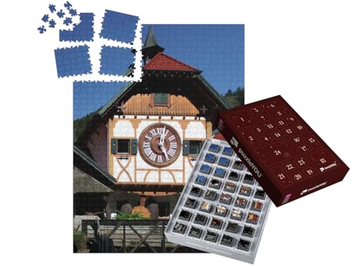 puzzleYOU: Puzzle-Adventskalender | „Triberg, Schwarzwald: Die größte Kuckucksuhr der Welt“ von puzzleYOU