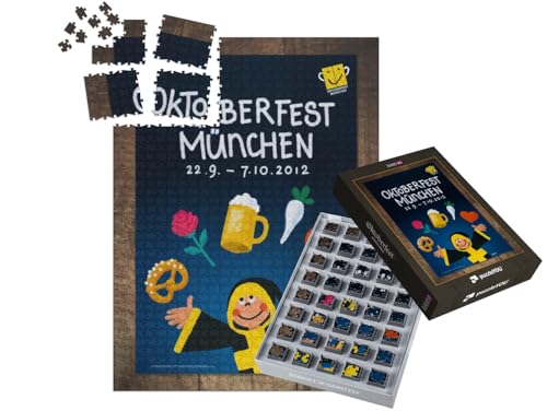 puzzleYOU: SMART Sorted® | Puzzle 1000 Teile leicht gemacht „Oktoberfest™ 2012 JAHRESMOTIV“ von puzzleYOU