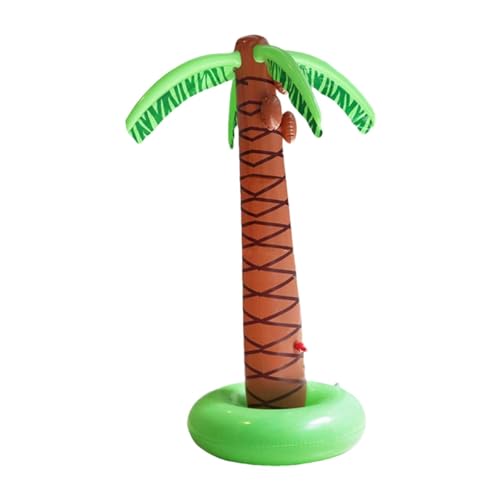 puzzlegame Aufblasbare Palme, aufblasbarer Kokosnussbaum-Wassersprinkler | Aufblasbarer Kokosnussbaum-Sprinkler für Kinder zum Spielen im Freien | Sommer Wasserspielzeug Schlauchboote für Outdoor von puzzlegame