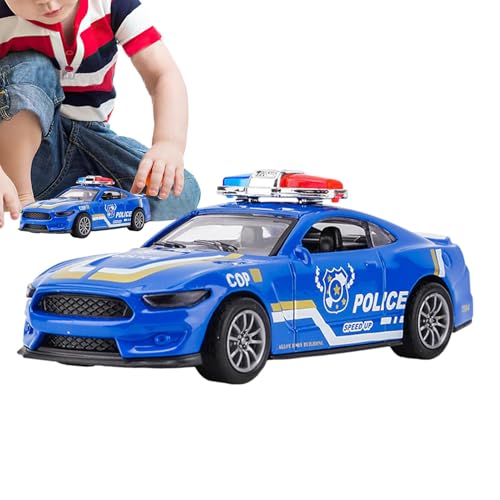 puzzlegame Fahrzeuge zurückziehen - Sensorisches Legierungs-Patrol-Cop-Spielfahrzeug - Kleinkindspielzeug für Kinder im Alter von 3–8 Jahren, Mädchen von puzzlegame