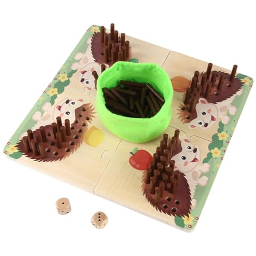 puzzlegame -Igelspielzeug, Igel-Lernspielzeug, Zählspiel für Kinder, Insert Stick Puzzle Board-Zählspiel für und Mädchen ab 3 Jahren, Eltern-Kind-Interaktion von puzzlegame