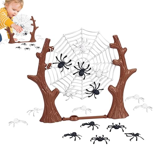 puzzlegame Jumping Spider-Brettspiel, Jumping Spider Web-Spiel | Spinnennetz-Spielspielzeug | Hüpf-Spinnenspiel aus weichem Material für Partys mit Freunden, Spieleabende und Familientreffen von puzzlegame