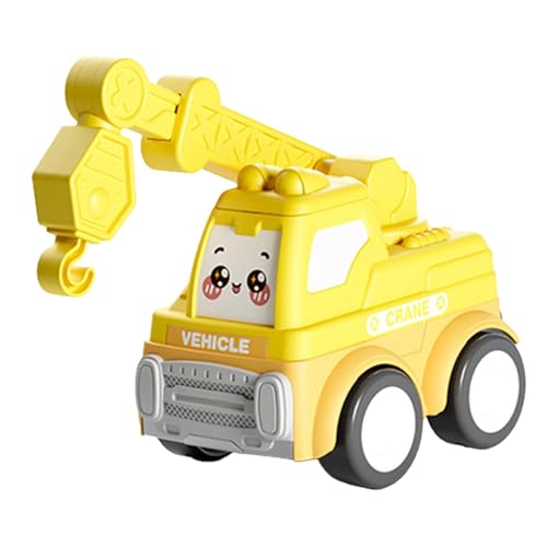 puzzlegame Rückziehautos,Rückziehautos für Kleinkinder,Kleine Kranfahrzeuge - Ladekran Bulldozer Autospielzeug, Fahrzeugspielzeug Klassenzimmer, kleine Spielzeugautos für, Mädchen über 3 Jahre alt von puzzlegame