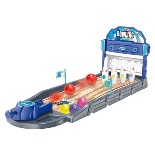 puzzlegame Tisch-Bowling-Spielset,Desktop-Bowling | Home Bowlingbahnen Tischset Auswurfspielzeug,Indoor-Sportspiele, Tischspiele, Familiensport, Bildung, für Kinder von puzzlegame