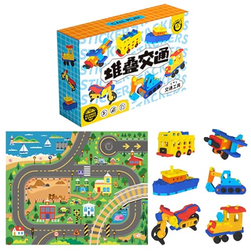 puzzlegame Zerlegbares Auto-Set, zerlegbares Spielzeug für | Entwicklungsspielzeug-Fahrzeugbausatz - Lernspielzeug zum Bauen für Kinder ab 3 Jahren, Lernaktivitäten, Rollenspielspielzeug von puzzlegame