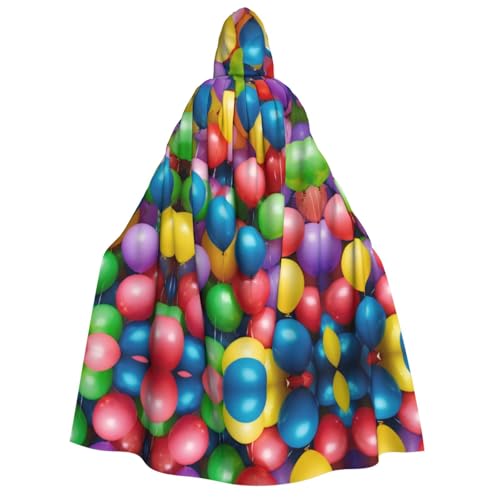 pvinnk Bunte Luftballons, blauer Himmel, Gothic, Renaissance, Umhang, Halloween, Cosplay, Hexe, Mittelalter-Motto-Partys von pvinnk