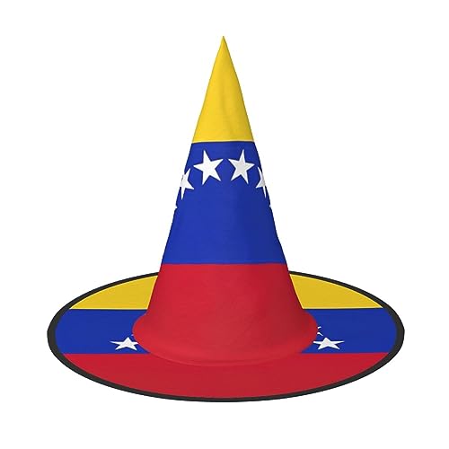 pvinnk Flagge von Venezuela Druck über lebendigem Karneval Halloween Hut Erwachsene Kostüm Zubehör für Mottopartys von pvinnk