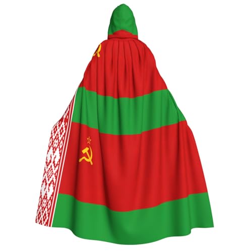 pvinnk Weißrussland-Flagge, bedruckt, Karnevals-Dekorationen, Stil, Kapuzenumhang für Kostümpartys, Cosplay, Hexenkostüme von pvinnk