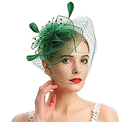 pxjsdwe regenbogen haarreif, Feder Stirnband Damen Schwarz 20er Jahre Haarband Feder Stirnband Cosplay Feder Kopfschmuck Elegant Fascinator-Hut Regenbogen Karneval Party Feder Haarschmuck von pxjsdwe