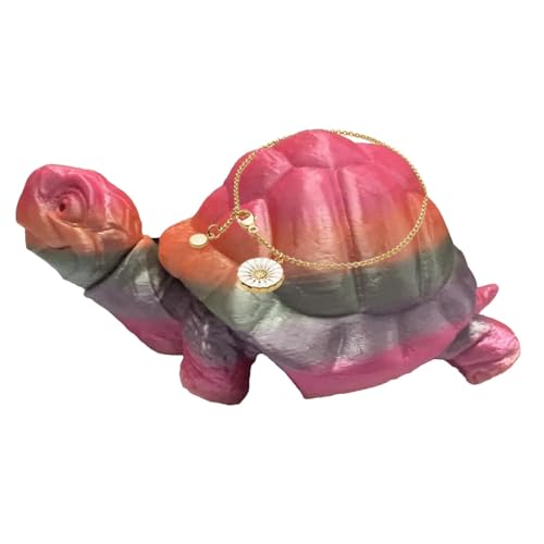 3D-gedruckte Schildkröte flexibel, 3D-gedrucktes Schildkrötenspielzeug | Fidget bewegliches Schildkrötenspielzeug mit mehreren Gelenken,Sinneserlebnis mit beweglicher Sammelfigur, Osterkörbchenfüller von qiyifang