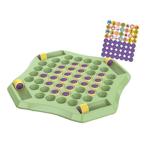 qofezuey Interaktives Schachbrettspiel, reisefreundlich, umdrehbar, Kinder-Memory-Reversi, 2 bis 4 Spieler, Tier- und Obst-Matching, Fokustraining, Kleinkinder, pädagogisch Obst von qofezuey