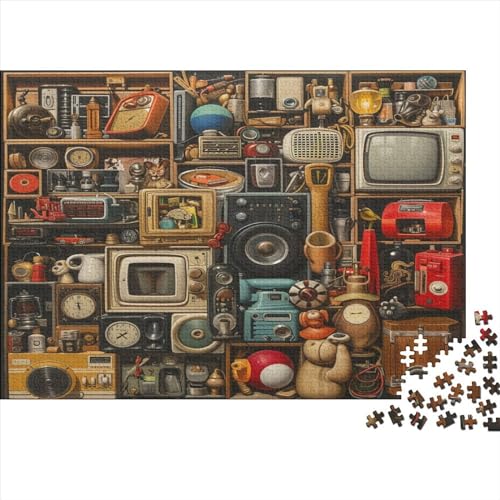 Alte Objekte Erwachsene 1000 Teile elektrisch Puzzle Geburtstag Lernspiel Family Challenging Games Wohnkultur Entspannung Und Intelligenz 300pcs (40x28cm) von quiltcover