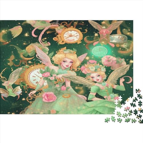 Elfenprinzessin 300 Teile Karikatur Puzzle Erwachsene Geburtstag Zeichentrickfilm Challenging Games Home Decor EduKatzeional Game Entspannung Und Intelligenz 300pcs (40x28cm) von quiltcover