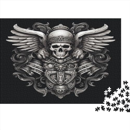 Engels-Totenkopf 1000 Teile Gotik Puzzles Erwachsene Geburtstag Wohnkultur Geschicklichkeitsspiel Für Die Ganze Familie Lernspiel Stress Relief 1000pcs (75x50cm) von quiltcover