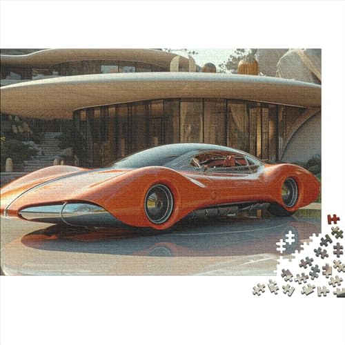 Laufende Autos Puzzle Für Erwachsene 1000 Teile Zukünftiges Auto Lernspiel Home Decor Family Challenging Games Geburtstag Stress Relief 300pcs (40x28cm) von quiltcover