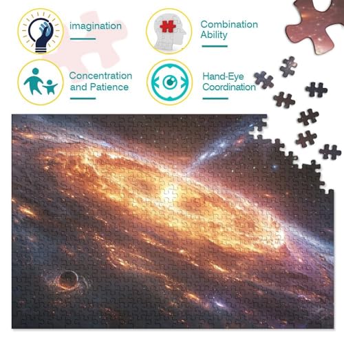 Märchenland Für Erwachsene 300 Teile Universum Puzzle Geburtstag Educational Game Wohnkultur Family Challenging Games Stress Relief Toy 300pcs (40x28cm) von quiltcover