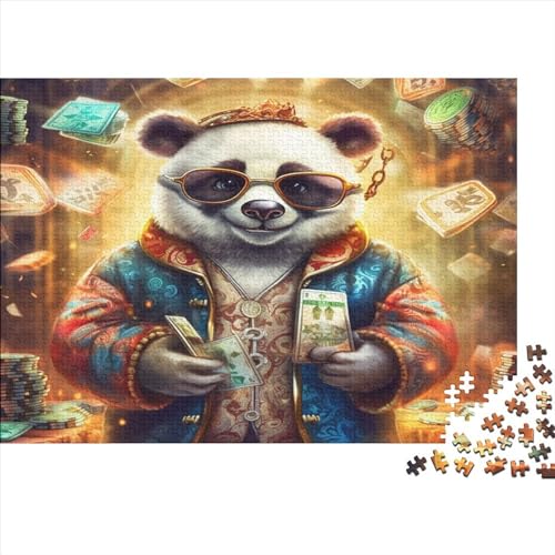 Panda Puzzles Für Erwachsene 1000 Teile Papiergeld Moderne Wohnkultur Geburtstag Educational Game Familie Challenging Games Stress Relief 1000pcs (75x50cm) von quiltcover
