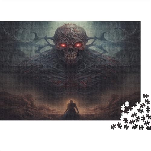 Riese 500 Teile Monster Puzzles Erwachsene Lernspiel Wohnkultur Geburtstag Geschicklichkeitsspiel Für Die Ganze Familie Stress Relief 500pcs (52x38cm) von quiltcover