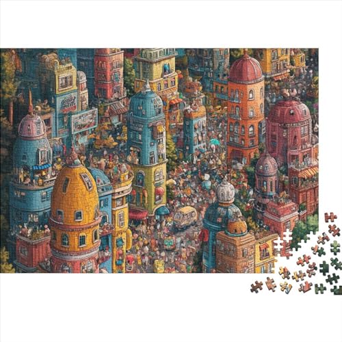 Schlösser Puzzle 500 Teile Städte Erwachsene Lernspiel Geburtstag Family Challenging Games Moderne Wohnkultur Stress Relief 500pcs (52x38cm) von quiltcover