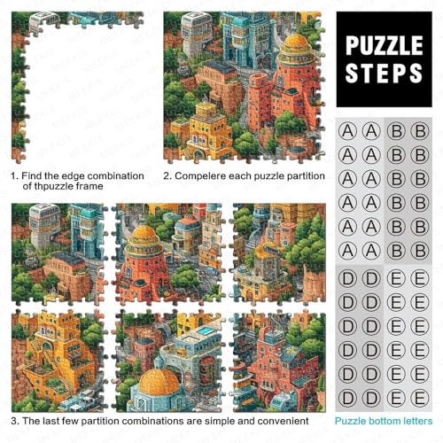 Städte Erwachsene 1000 Teile Autos Puzzles Educational Game Family Challenging Games Wohnkultur Geburtstag Stress Relief Toy 1000pcs (75x50cm) von quiltcover