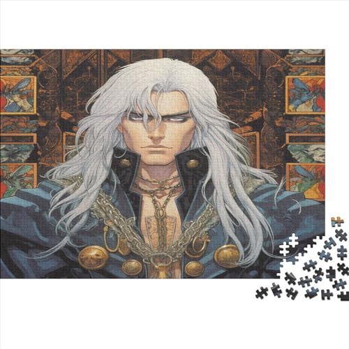 Weißhaariger Junge 1000 Teile Anime Erwachsene Puzzles Home Decor Geburtstag Familie Challenging Games Lernspiel Stress Relief Toy 1000pcs (75x50cm) von quiltcover