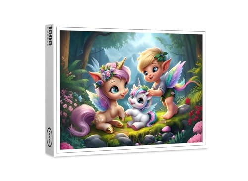 raxxa Premium-Puzzle | Einhorn Baby | 1000 Teile von raxxa