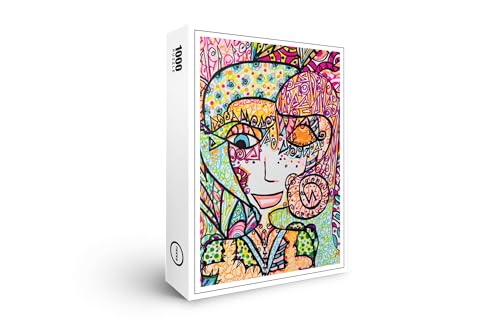 raxxa Premium-Puzzle | Mujer y sus Colores alegres | 1000 Teile von raxxa