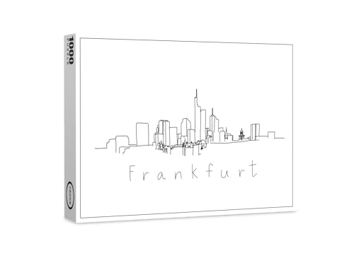 raxxa Premium-Puzzle | Silhouette Frankfurt | 1000 Teile von raxxa