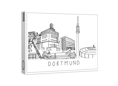 raxxa Premium-Puzzle | Skyline Dortmund | 1000 Teile von raxxa