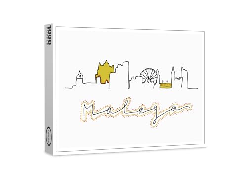 raxxa Premium-Puzzle | Skyline Málaga | 1000 Teile von raxxa