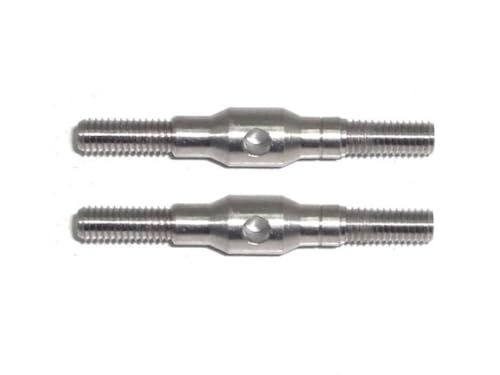 rcbay 2X M3 Spurstangen 28 mm aus Titanium - M3 Gewindestange von rcbay