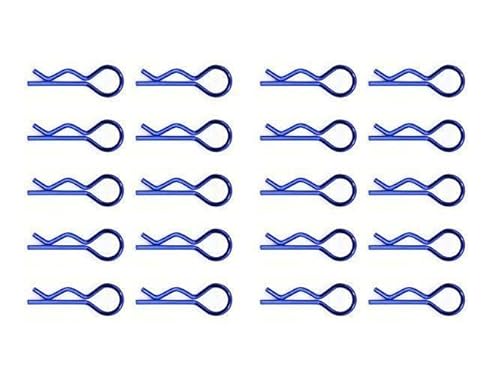 rcbay Karosserieklammern 18,0mm - 1,0mm blau für RC Modellbau 1:24 1:18 1:12 Federstecker 20 Stück Rc Body Clips Klammern rcbay Karosserieklammern 18,0mm - 1,0mm blau für RC Modellbau 1:24 1:18 1:12 Federstecker 20 Stück Rc Body Clips Klammern von rcbay