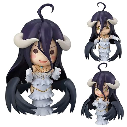 Anime Overlord Albedo Figur, Albedo Austauschbares Gesicht PVC Modell Geschenke Actionfigur Spielzeug Desktop Ornamente Sammlerstück Supplies von renmuq