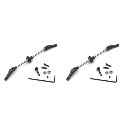 rieder 2X Metall Vorder Achse Stahl Getriebe Brücke Kit für MN D90 MN-90 MN96 MN98 MN99S MN45 1/12 RC Auto Upgrade Teile Zubehör von rieder