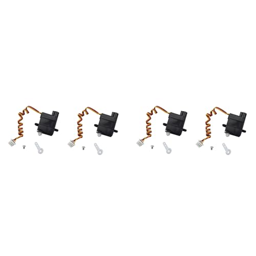 rieder 4Pcs V966.011 Servo für V966 V911S V977 V988 V930 V931 XK K110 A600 A430 A800 RC Hubschrauber Teile Zubehör von rieder